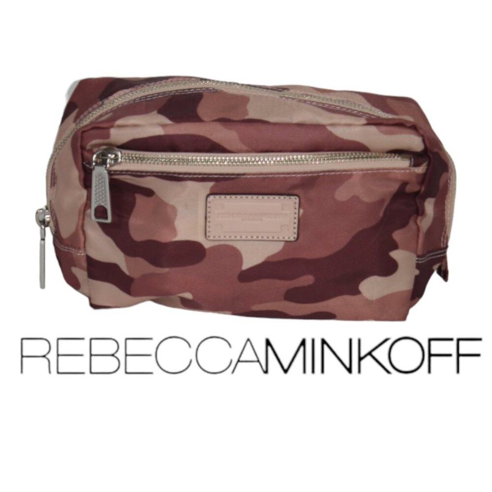 Rebecca Minkoff Pink Camouflage Make-Up Bag